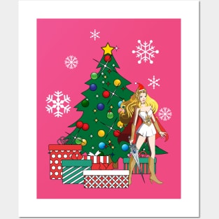 She Ra Around The Christmas Tree Posters and Art